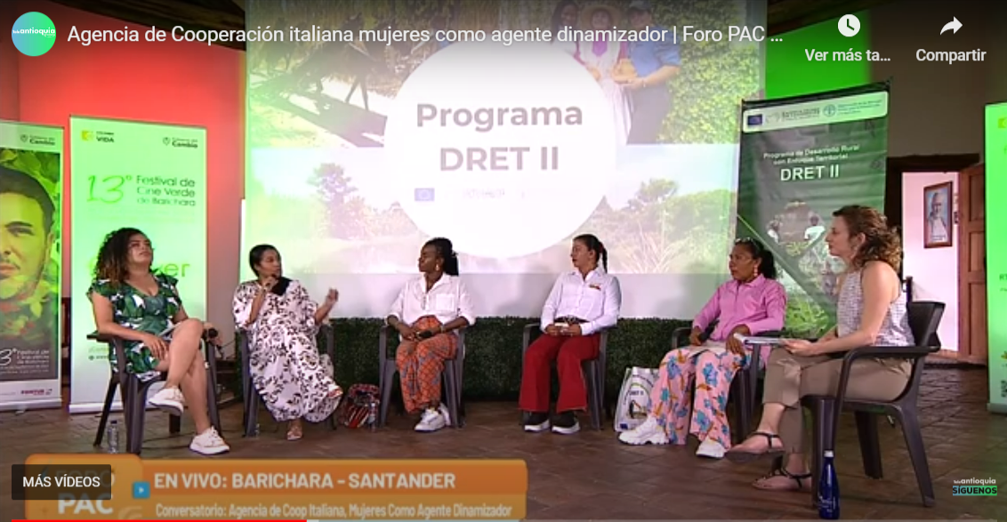 Conversatorio: Agencia de Cooperación Italiana. Mujeres como agente dinamizador