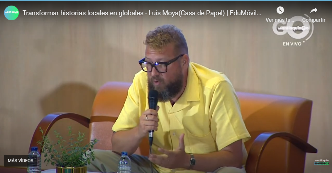 Transformar historias locales en globales – Luis Moya uno de los guionistas de La Casa de Papel